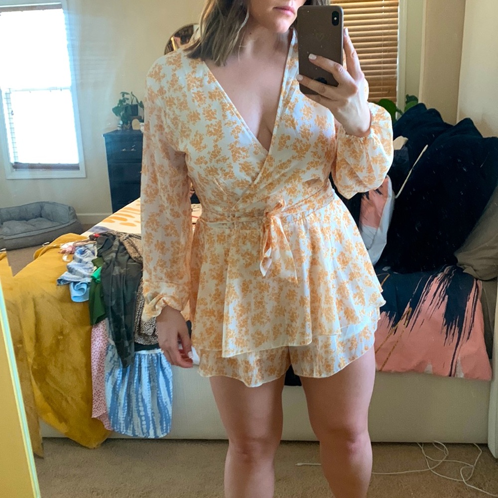 Long sleeve light romper